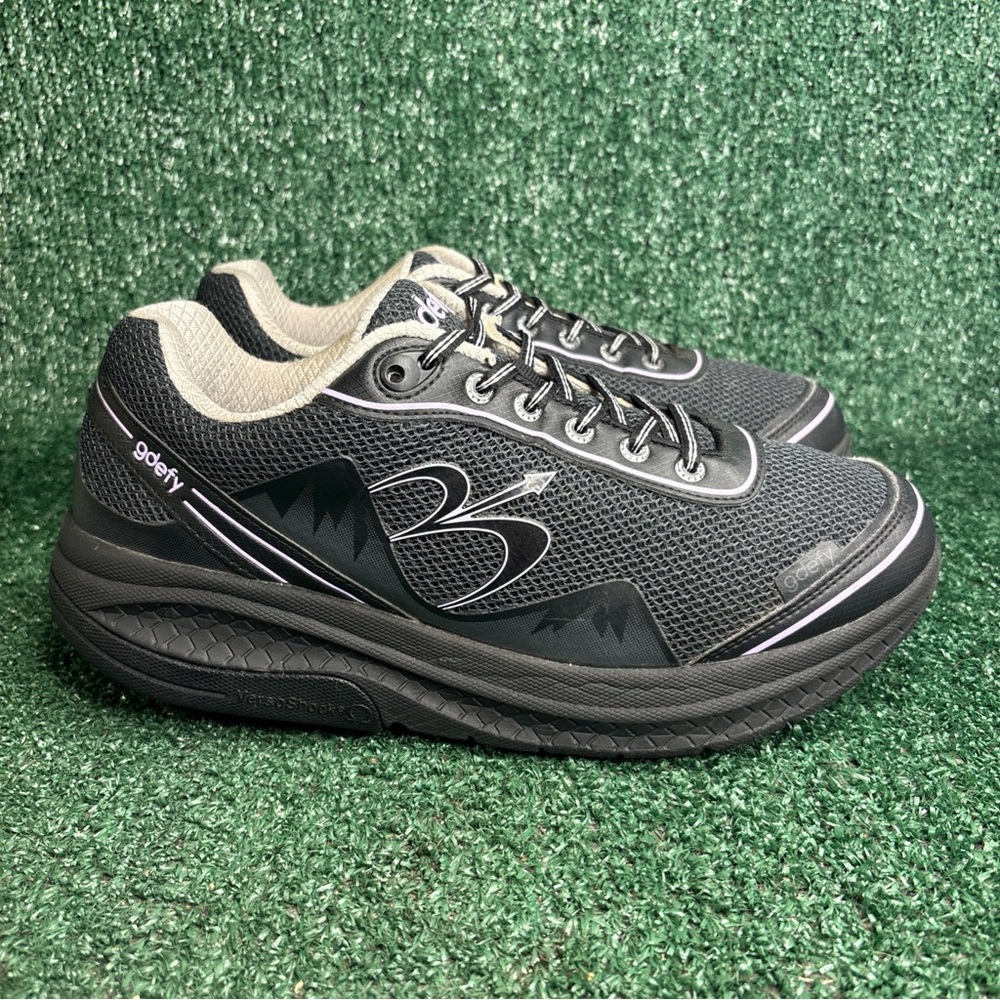 GDefy Gravity Defyer‎ Black Purple Womens Size 11 Wide [TB9024FLP-W] Sneakers